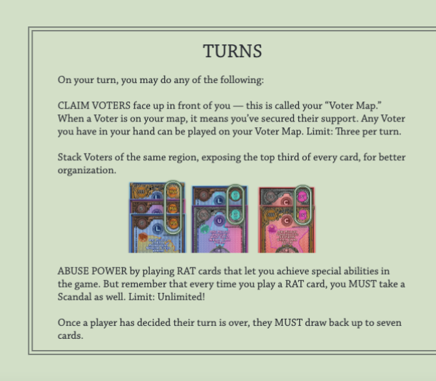 How to play — step 6